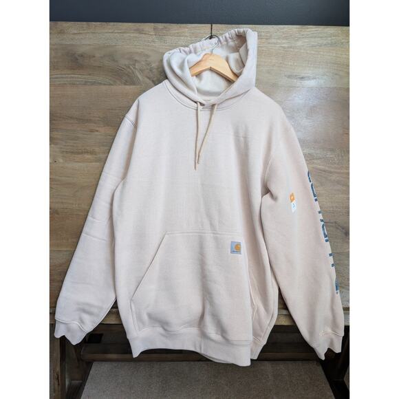 Carhartt Other - Carhartt Hoodie Sweatshirt Mens Medium Beach Rain Defender Loose Fit Midweight